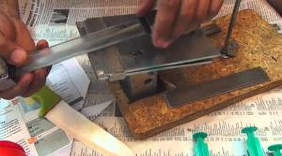 Как точить керамический нож в домашних условиях? Изготавливаем сломанную ручку ножниц из полиморфуса Как восстановить керамический нож