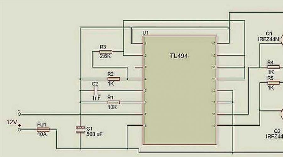 Самый простой преобразователь на tl494. Повышающий преобразователь напряжения на TL494. Особенности работы конструкции